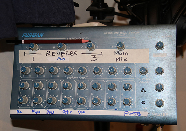 Recording Studio Headphone Mixer Old